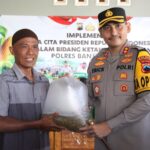 Polres Banjarnegara Dukung Program Presiden, Beri Bantuan Benih untuk Petani