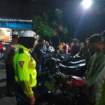 Polsek Kartasura Tindak Tegas Balap Liar, 14 Motor Disita