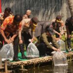 Aksi Nyata Polresta Banyumas: Tanam Jagung dan Sebar Ikan untuk Dukung Asta Cita