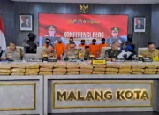 VIDEO: Ganja 163 Kilogram Disita, Polresta Malang Kota Tegaskan Komitmen Perangi Narkoba