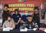 Bersekongkol Mencuri di Delapan Tempat, Pasangan Kumpul Kebo Purworejo Ditangkap