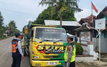 Dump Truck Overload Jadi Sasaran Penertiban Satlantas Polresta Pati