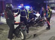 Polresta Banyumas Gelar Patroli, 7 Motor Knalpot Brong Disita