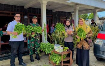 Dukung Ketahanan Pangan, Polres Karanganyar Luncurkan Program Saling Silang Bergizi