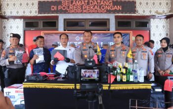 Kegiatan Rutin yang Dioptimalkan, 8 Kasus Pidana Berhasil Diungkap Polres Pekalongan