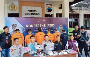 Selama Sebulan, Polres Grobogan Berhasil Bongkar 5 Kasus Kriminal