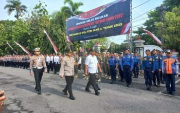 Apel Pasukan Operasi Ketupat Candi 2025, Polres Siapkan Pengamanan Lebaran