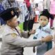 Kapolres Grobogan Ajak Anak Yatim Piatu Belanja Baju Lebaran