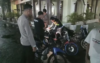 Patroli Sahur Polres Grobogan Bubarkan Balap Liar, 3 Pemuda Diamankan