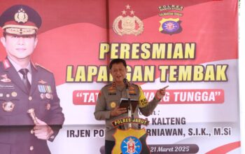 Resmikan Lapangan Tembak Polres Barut, Kapolda Kalteng : Jadikan Fasilitas Ini Sarana yang Efektif dan Bermanfaat Bagi Dinas serta Masyarakat